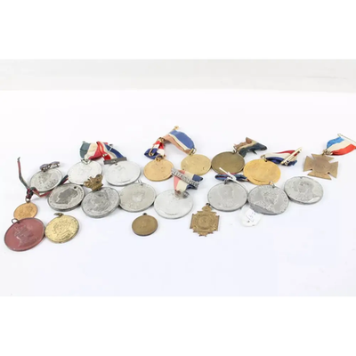 Royal Medallions Antique Collection – Edward VII,VIII, George, etc. (Lot of 20)