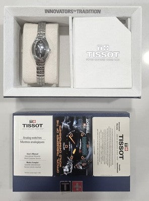 Tissot watch in packaging with Tissot branding from our Pre-Owned & Secondhand Watches collection