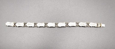Vintage Antique Siam(Thailand) Sterling Silver Charm Bracelet 7gr
