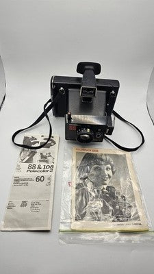 Vintage Polaroid Colorpack EE88 Land Camera with Manuals and Strap
