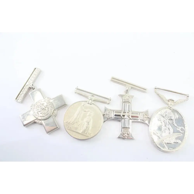Sterling Silver Replica Medals – Inc. Air Force Medal, Military GSM & More 160gr