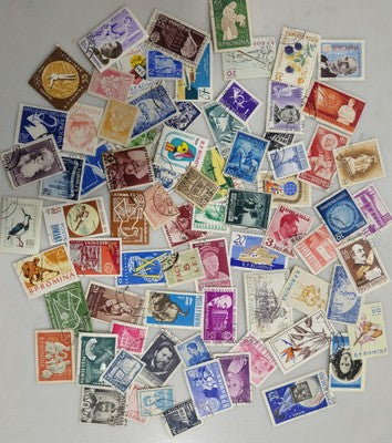 Vintage Unchecked International Romania Stamps #0420