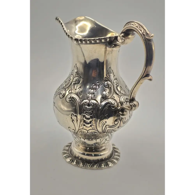 Antique Sterling Silver Cream Jug | London Hallmarked - 380g