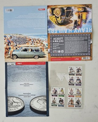 Australia Post Stamp Collection Lot - Archive Treasures, Coinage, Heavy Haulers