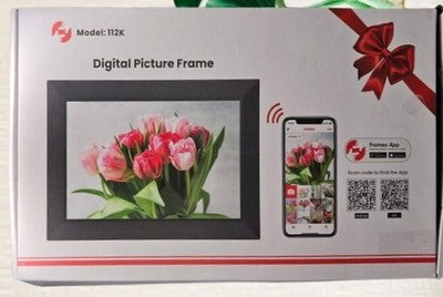FY Model 112K Digital Picture Frame with Frameo App - WiFi Cloud Photo Album