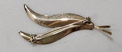 Vintage 14K Gold Cloisonné Enamel Floral Brooch Pin - 4.09g - Fine Jewelry