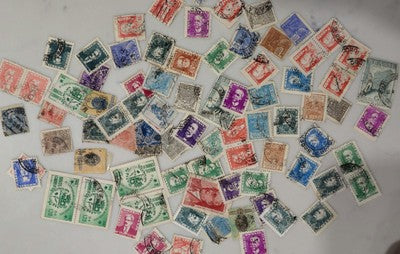 Vintage Collection of Used Postage Stamps from Brasil #0420