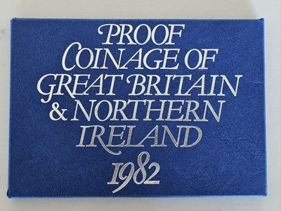 1982 Royal Mint UK North Ireland Coin Set-Decimal & Old Pre-Decimal Coins Folder
