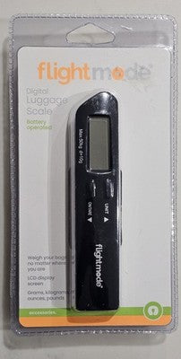 Flightmode Digital Luggage Scale Portable Travel Weight Max 50kg New in Pack