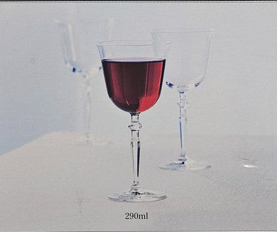 Germany 5 Large 290ml Vintage Red Wine Glasses in original box.