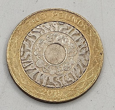 Cameo Proof Great Britain 2015 Bi-Metal 2 Pounds- Technology- Minted UK