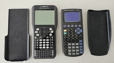 Texas Instruments TI-Nspire CAS & TI-83 Graphing Calculator Lot (2) For Repair