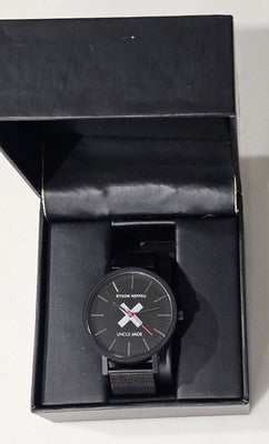 Uncle Jack x Dyson Heppell Limited Edition Black Mesh Men's Watch - Essendon FC