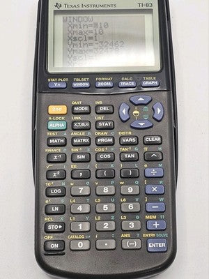 Texas Instruments TI-83 Graphing Calculator w Cover EXCELLENT Working Condition!