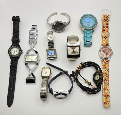 Lots of 1 Vintage Lorus, Q&Q, Cactus & ... Watches all In Working Condition