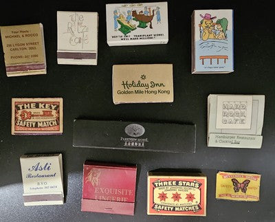 Collection of vintage Matches & Match Books #0525