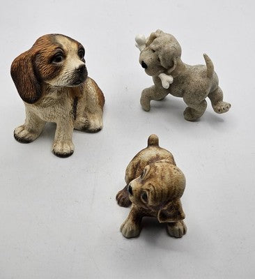Quarry Critters Pirate The Dog With Dog Bone by Second Nature Design Figurines