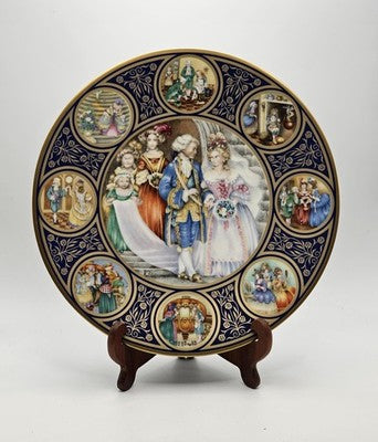 Vintage 1978 Limoges France Pauline Ellison Cinderella Porcelaine Franklin plate