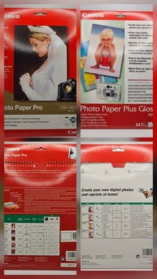Canon Photo Paper Pro Super High Gloss 245g/m²-Canon Photo Paper Plus Glossy12+6