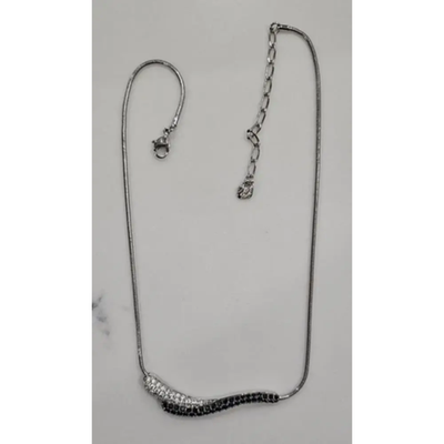 Swarovski Black and Silver Necklace