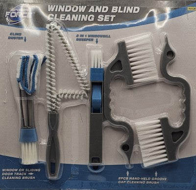 Power Force Window and Blind Cleaning Set 6 Piece Kit