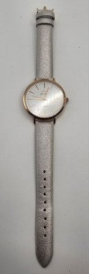 Elegant Women's Quartz ABS by Allen Schwartz Rose Gold-Tone Quartz Watch Silver