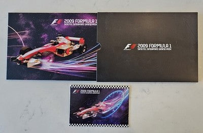 2009 Formula 1 Singtel Singapore Grand Prix Commemorative Stamp Set & Presentati