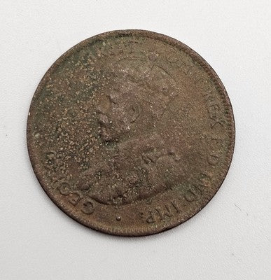 Australia one half penny 1927
