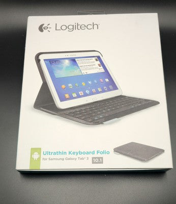 Logitech Ultrathin Keyboard Folio - For Samsung Galaxy Tab 3 10.1 Black
