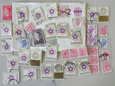 Vintage International Belgique Stamps #0420