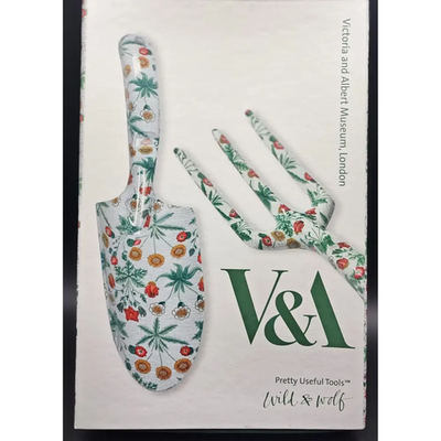 V&A William Morris Daisy Print Garden Tool Set Trowel