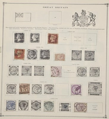 Vintage GB QEII STOCK STAMPS COLLECTION #0629