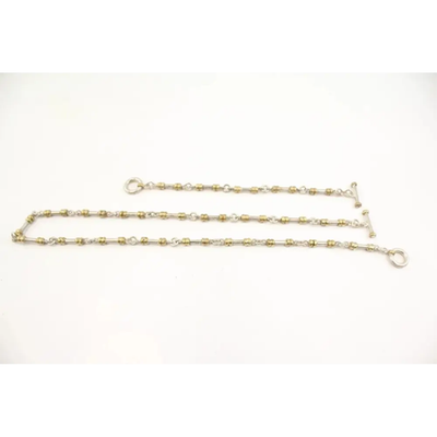 Sterling Silver Jewellery Set – Necklace & Bracelet with Copper Accents (80 g)