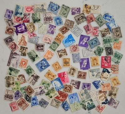 Vintage Collection of Used Postage Stamps from Egypt #0420