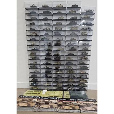 DeAGOSTINI Rare Model Tank Collection – Complete Set with Magazines, 1:72, 89 Pc