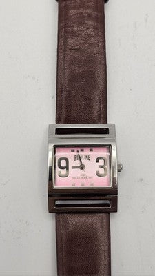 Pipeline Sonata Men's/Women's Brown Leather Band Watch,