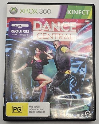 Dance Central Microsoft Xbox 360 Kinect Game PAL With Manual