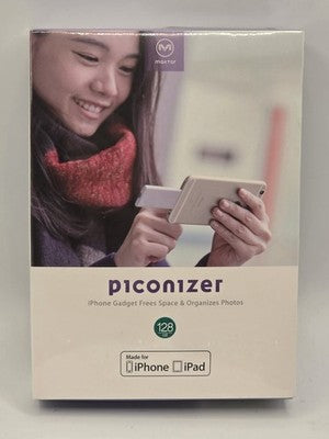Maktar Piconizer 128GB - External Photo Storage for iPhone & iPad - New & Sealed