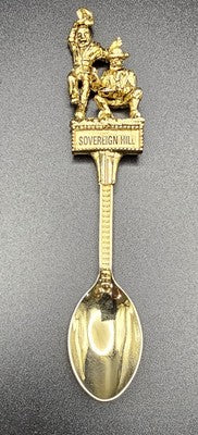 VINTAGE COLLECTOR 3D SOUVENIR SPOON Sovereign Hill
