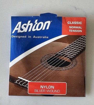 Ashton Classical Guitar Strings Normal Tension Nylon Silver Wound CSNT
