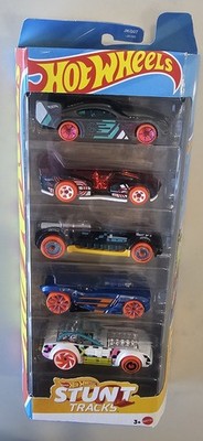 Hot Wheels Stunt Tracks 5-Pack JKG07 Piledriver Retro-Active Electrack Time Tra