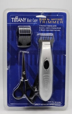 TIFFANY Hair Care Beard & Moustache Trimmer HB 838B New