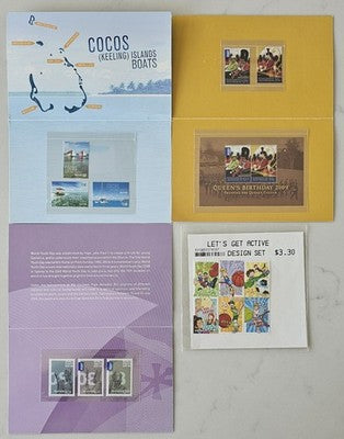 Australia Post Stamp Collection Lot - Archive Treasures, Coinage, Rugby & Cocos