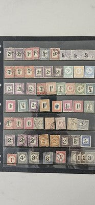 Vintage African & Commonwealth Postage Due Stamp Lot - South Africa, Nigeria, Za