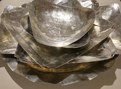 Vintage Hand Made 6 PC's in Four Style Copper kitchenware & Serving Set - 2400gr