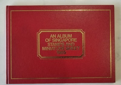 1985 Singapore Stamps Presentation Folders & Year Book Collection Lot 10 Sets