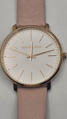 Michael Kors MK2741 Women’s Watch – Rose Gold Case & Pink Leather Strap – Work