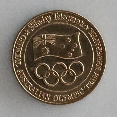 1996 Atlanta Olympic Games Commemorative Medal Sunday Telegraph Australian Team