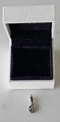 Authentic Pandora 21st Birthday Celebration Dangle Charm S925 ALE Silver