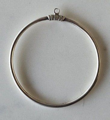 Vintage 925 Sterling Silver Bangle Bracelet by Von Treskow